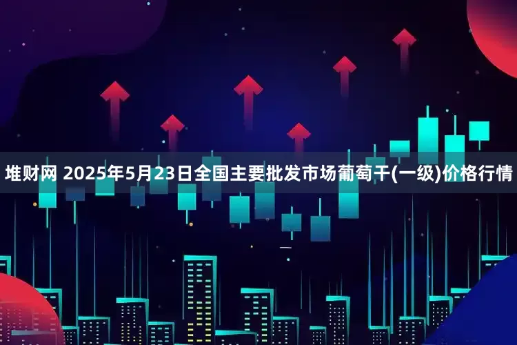 堆财网 2025年5月23日全国主要批发市场葡萄干(一级)价格行情