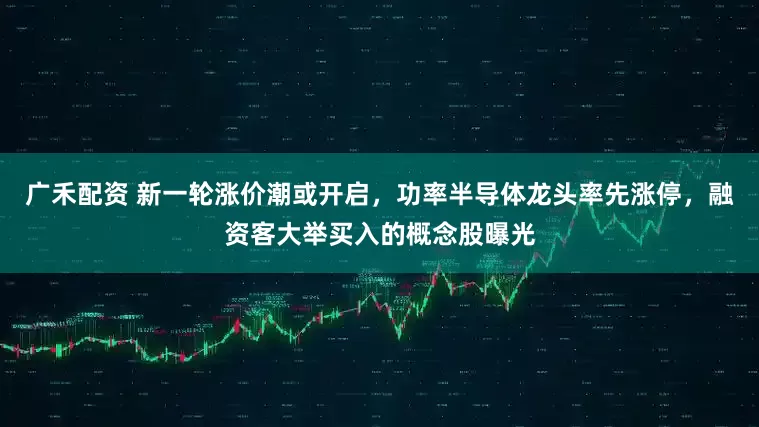 广禾配资 新一轮涨价潮或开启，功率半导体龙头率先涨停，融资客大举买入的概念股曝光